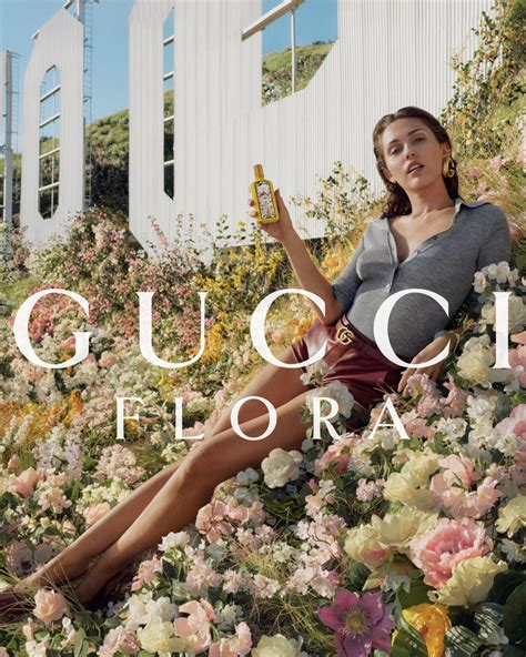 gucci flora celebrity|miley cyrus gucci floral perfume.